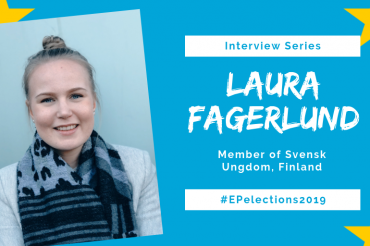 #EP2019: Interview with Laura Fagerlund, Member of Svensk Ungdom