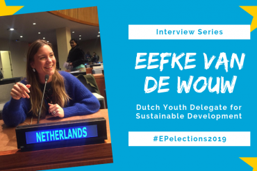 #EP2019: Interview with Eefke van de Wouw, Dutch Youth Delegate for Sustainable Development