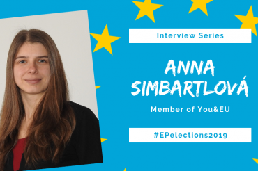 #EP2019: Interview with Anna Simbartlová from You&EU