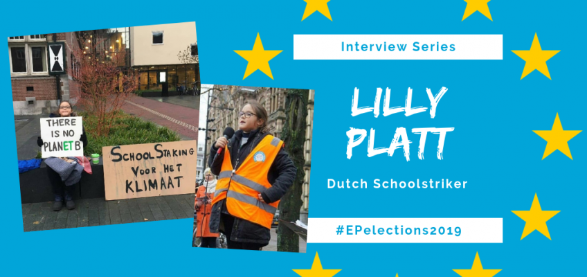 #EP2019: Interview with Lilly Platt, 11-year-old Dutch Schoolstriker