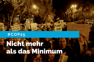 Nicht mehr als das Minimum
